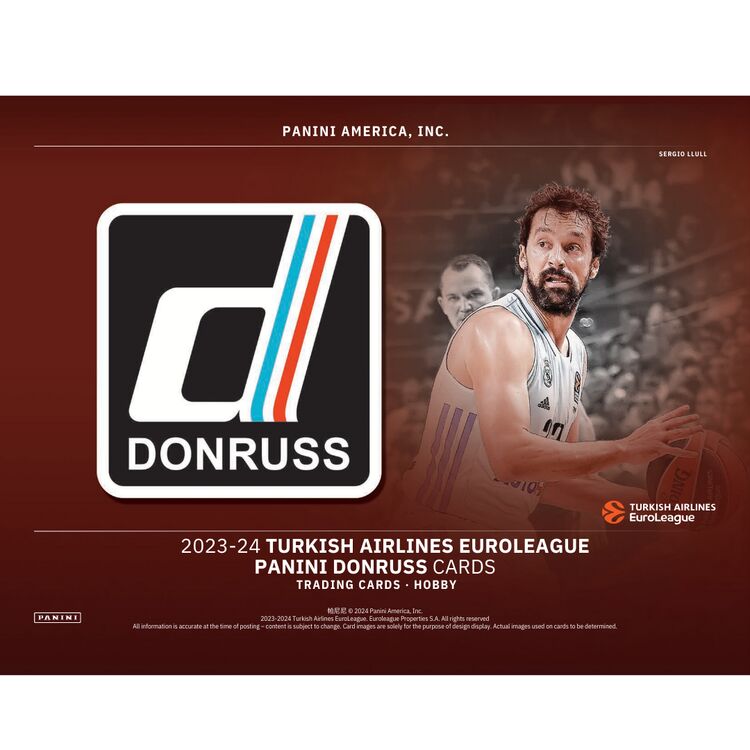Product 2023-24 Donruss Turkish Airlines EuroLeague Basketball Hobby Box (1 packet) image