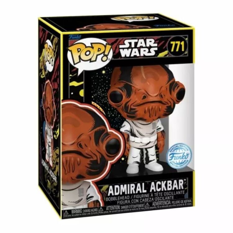 Product Funko POP! Star Wars: Retro - Admiral Ackbar (Special Edition) image