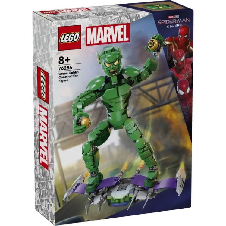 Product LEGO® Super Heroes Marvel: Spider-Man No Way Home - Φιγούρα Κατασκευής Γκριν Γκόμπλιν (76284) image