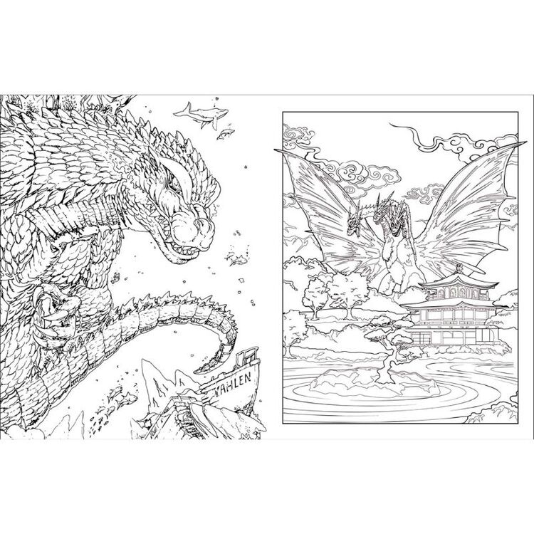 Product Βιβλίο Ζωγραφικής Godzilla image