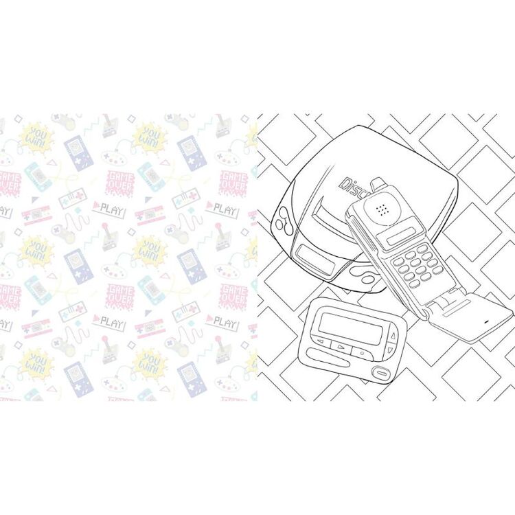 Product Best Of 90's Coloring Book image