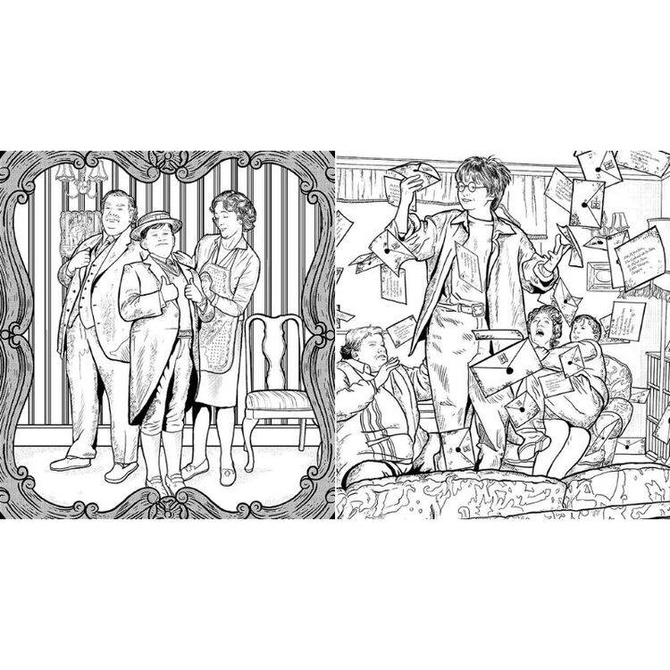 Product Βιβλίο Ζωγραφικής Harry Potter Coloring Wizardy image