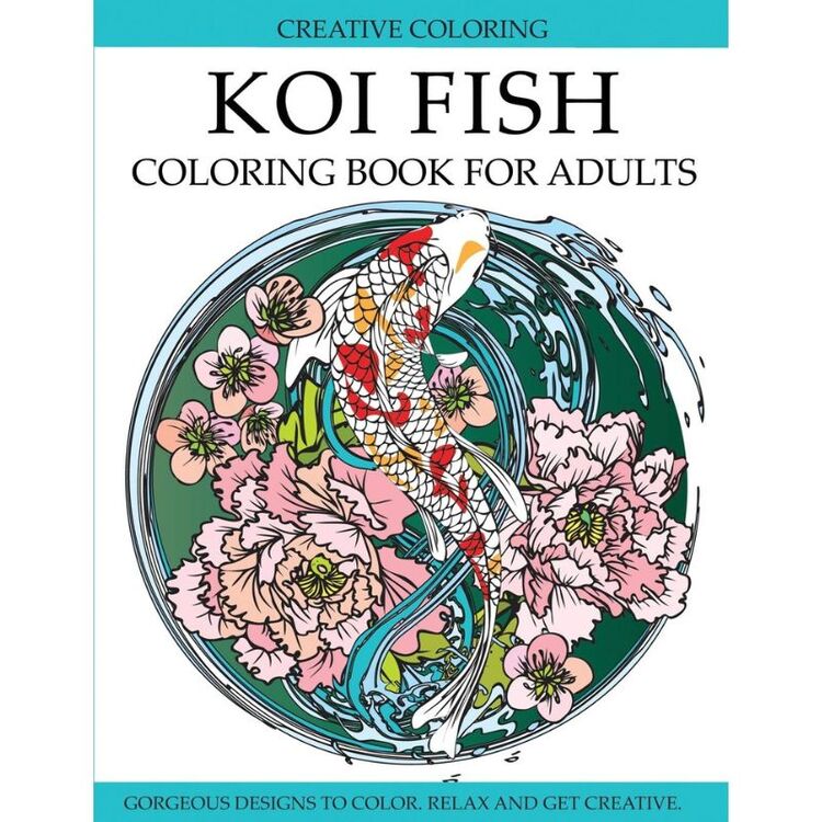 Product Koi Fish Coloring Book image