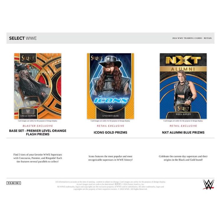 Product Panini 2024 Select WWE Blaster Box image