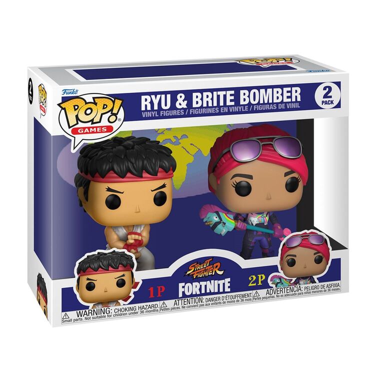 Product Funko Pop! Fortnite 2 Pack Ryu & Brite image