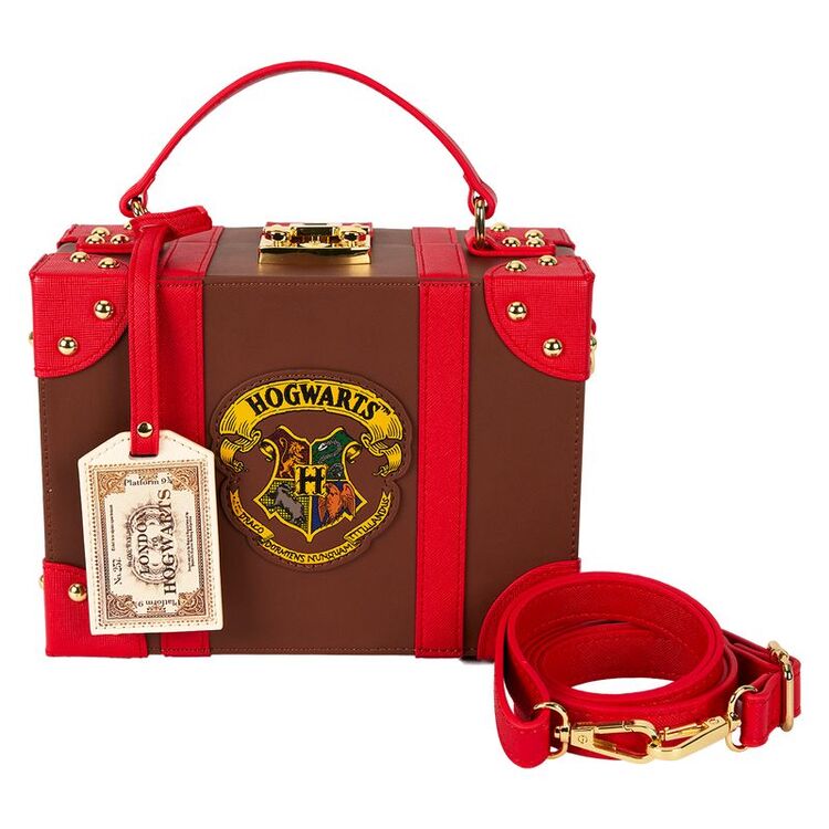 Product Loungefly Harry Potter Hogwarts Express Luggage Crossbody Bag image