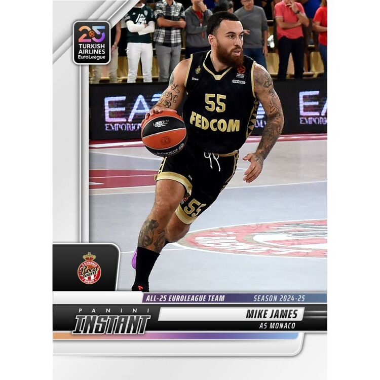 Product 2024-25 Donruss Turkish Airlines Eurolegue Basketball Gravity Box 1 Φακελάκι image