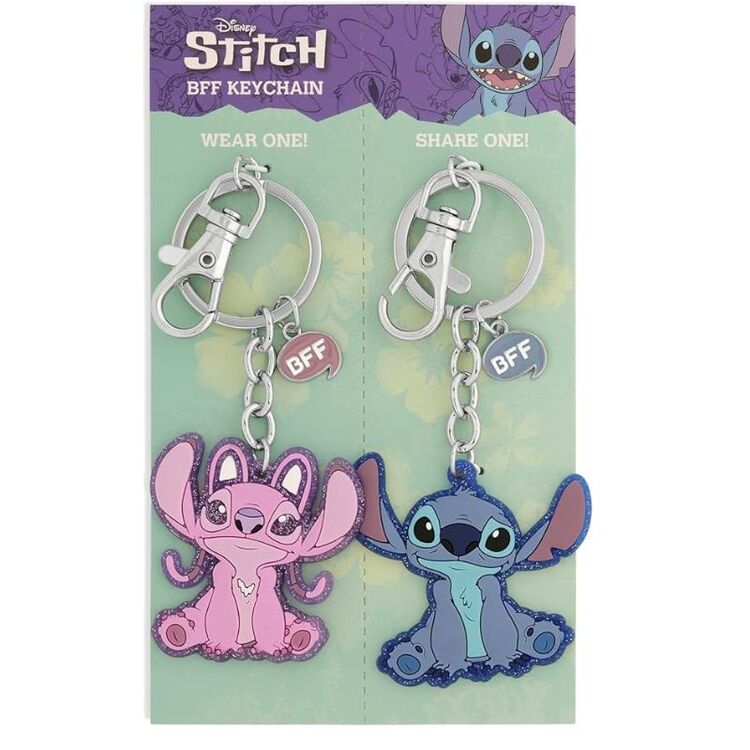 Product Disney Stitch And Angel Duo Set Keychain image