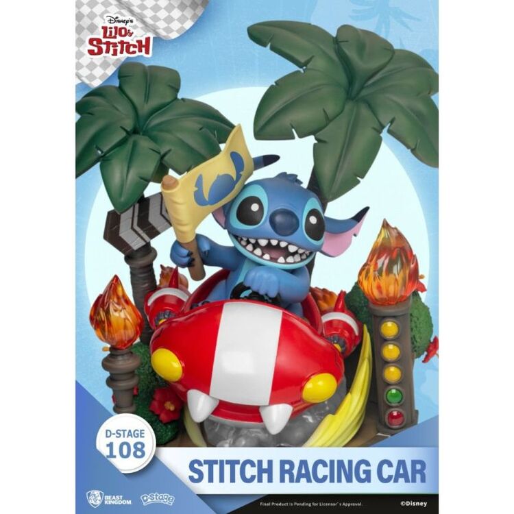 Product Φιγούρα D-Stage Stitch Racing Car Diorama image