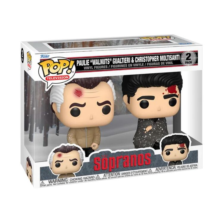 Product Funko Pop! The Sopranos - Paulie "Walnuts" Gualtieri & Christopher Moltisanti 2-Pack image