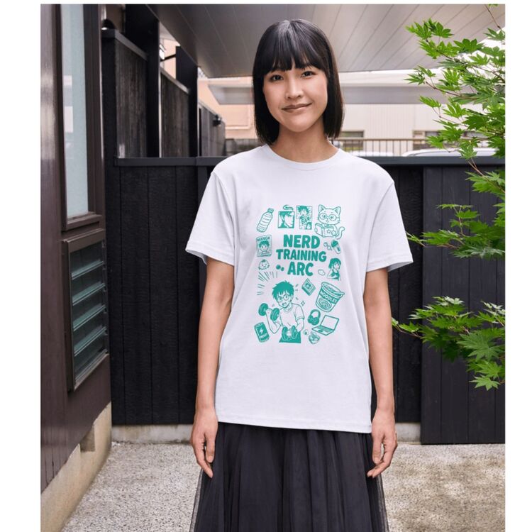 Product Nerdom ''Nerd Trainig Arc'' Premium T-shirt image