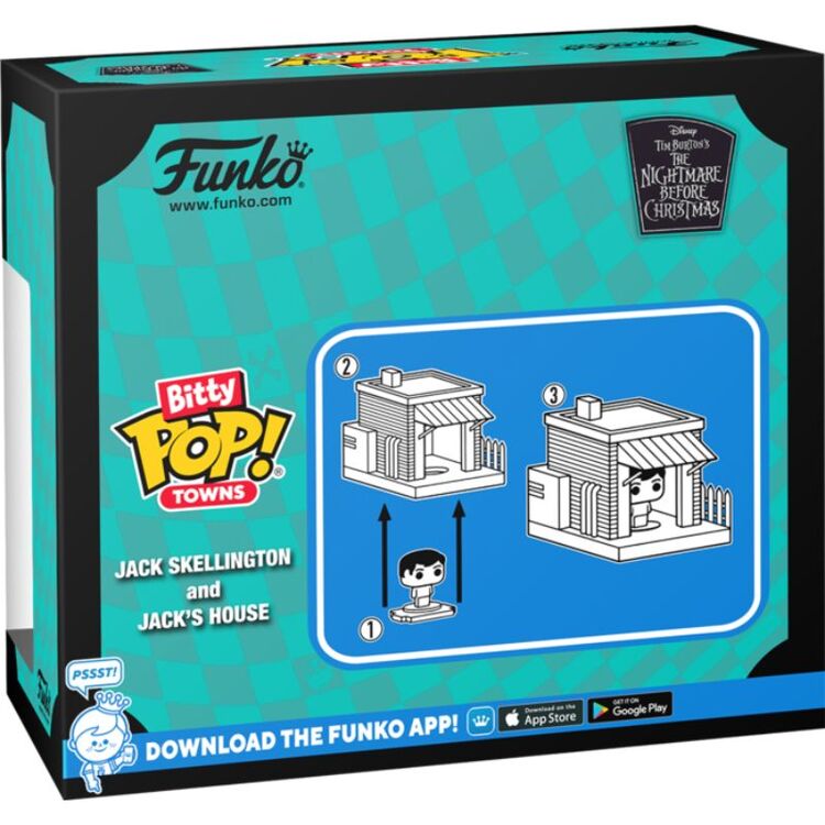 Product Funko Bitty Pop! Town The Nightmare Before Christmas  Jack Skellington and Jack' s House image