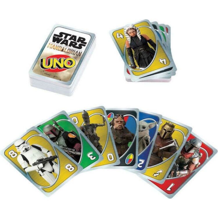 Product Star Wars Mandalorian Card Game UNO image
