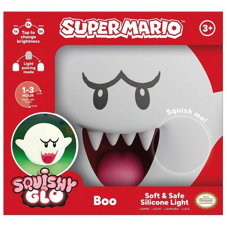 Product Φωτιστικό Super Mario Boo Squishyglo Light Silicone image