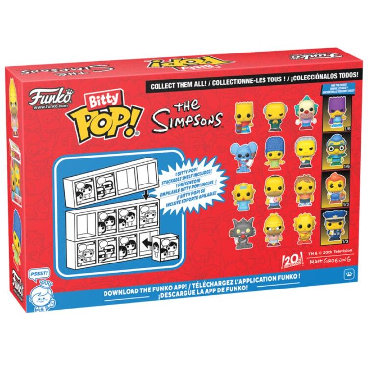 Product Φιγούρες Funko Bitty Pop! 4-Pack The Simpsons Scratchy, Grampa Simpson, Lisa Simpson, Fallout Boy image