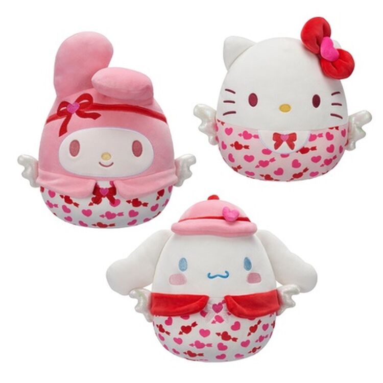 Product Λούτρινο Squishmallows Sanrio: Hello Kitty and Friends Valentine 1τμχ Τυχαία Επιλογή image