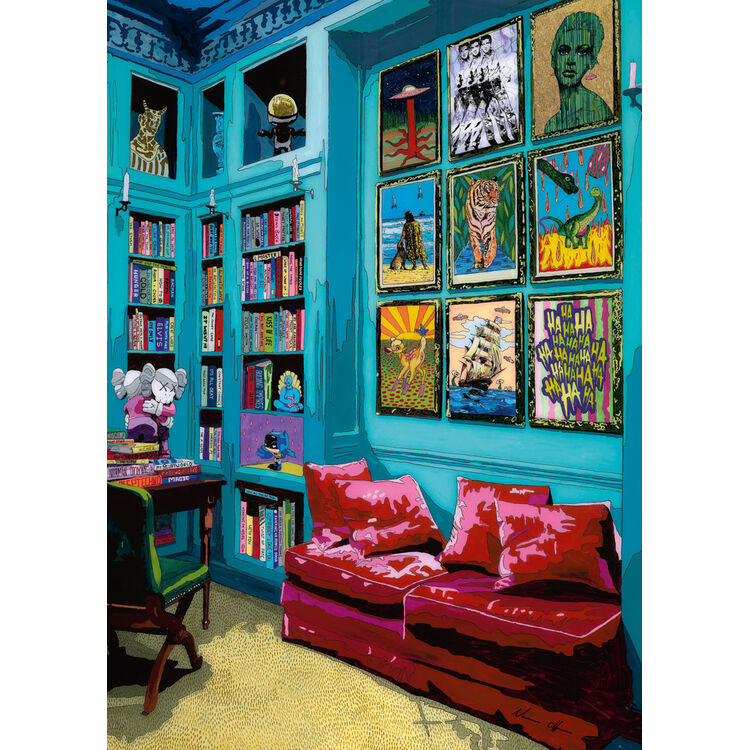 Product Παζλ 30082 St Room Room With Red Sofa 1000 Κομμάτια image