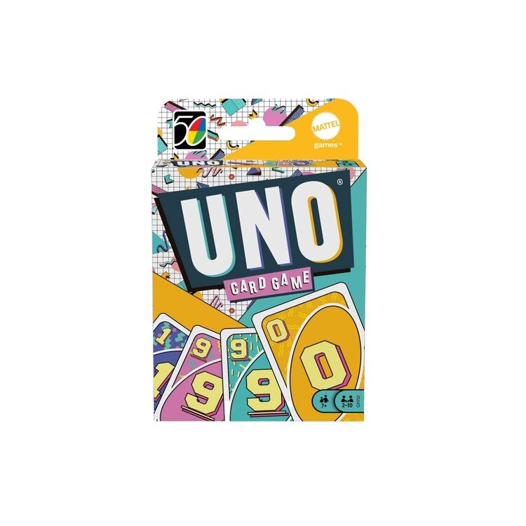 Product UNO Card Game Iconic Series Anniversary Edition 1990's image
