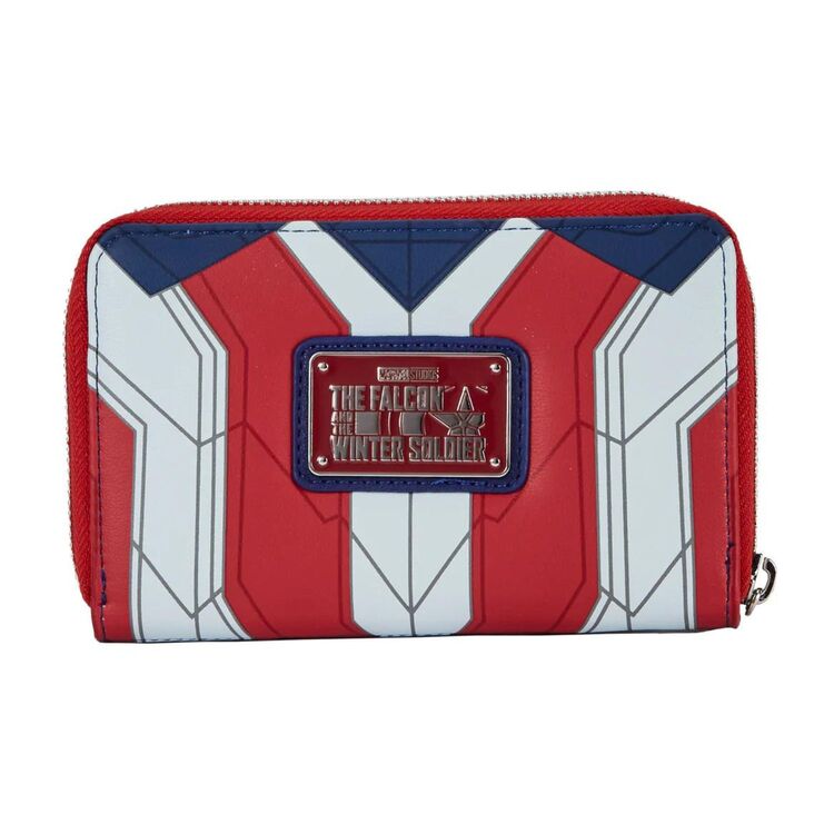Product Loungefly Marvel Falcon Captain America Cosplay Zip Around Wallet image