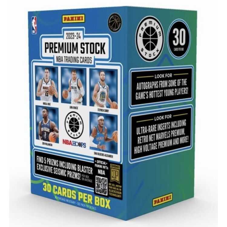 Product Panini 2023-2024 Premium Stock Basketball Blaster Box image