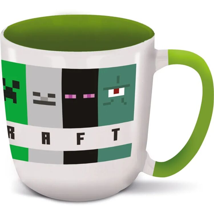 Product Minecraft Squared Pattern Young AdultCeramic Elite Mug In Gift Box image