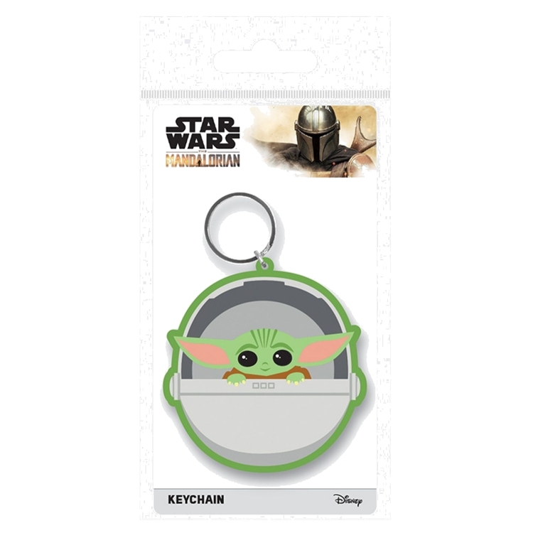 Product Star Wars Mandalorian The Child Rubber Keychain image