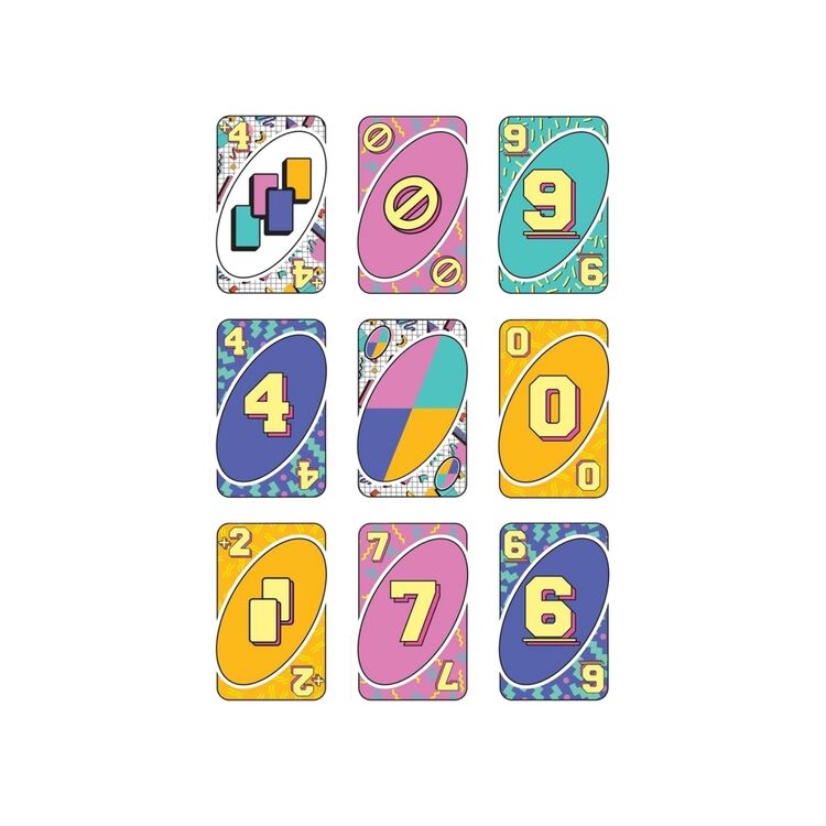 Product UNO Card Game Iconic Series Anniversary Edition 1990's image