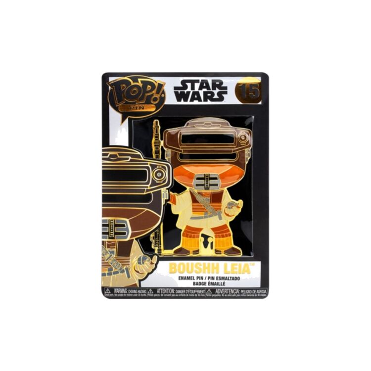 Product Funko Pop! Large Pin Star Wars Boushh Leia image