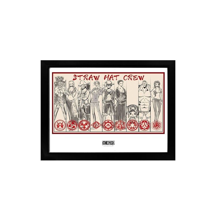 Product One Piece Straw Hat Crew Framed Poster image