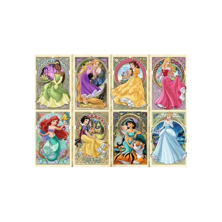 Product Disney Princess Puzzle Art Nouveau Princesses image