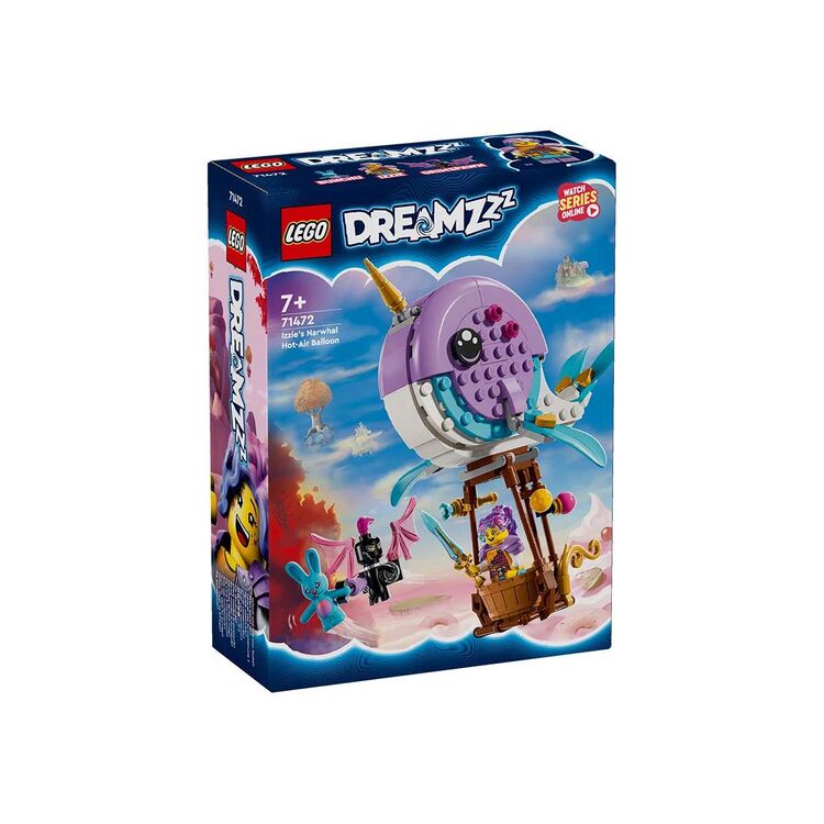 Product LEGO® DREAMZzz™: Izzie's Narwhal Hot-Air Balloon (71472) image