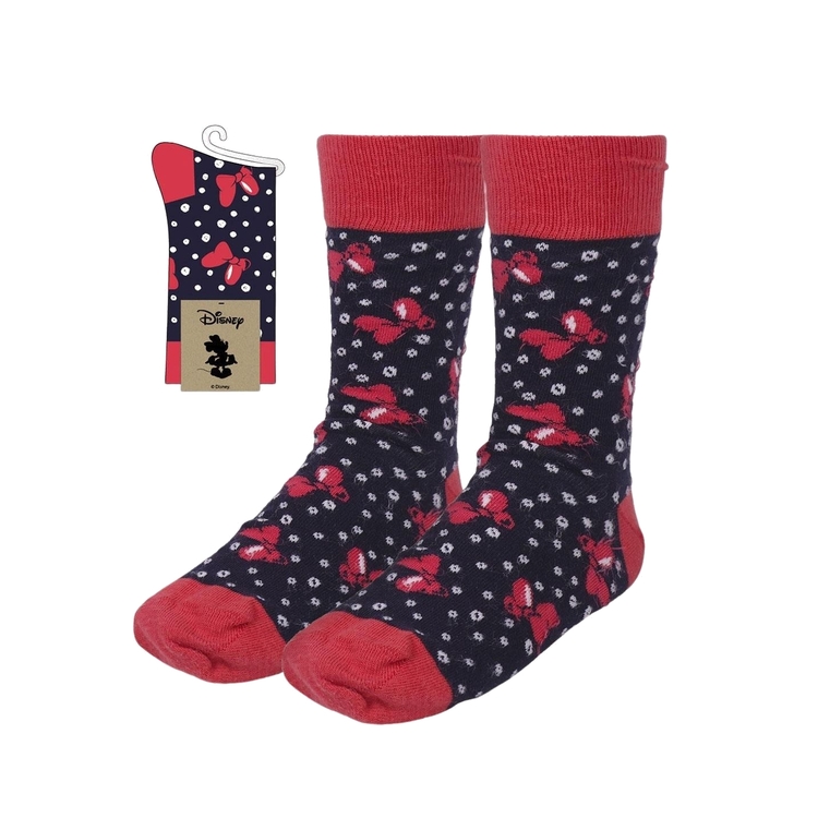 Product Disney Minnie Mouse Red Grey Socks image