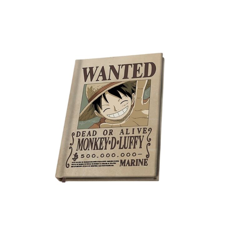 Product One PIece Wanted Luffy Notebook image