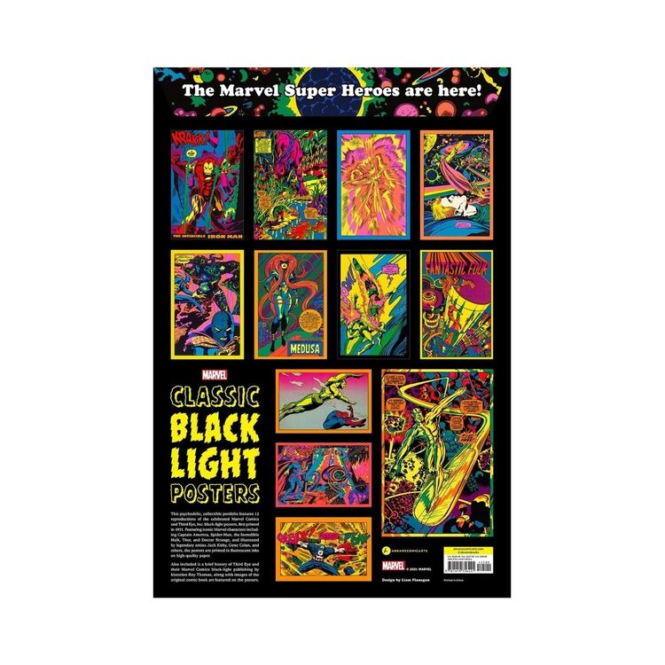 Product Marvel Classic Black Light Collectible Poster Portfolio image