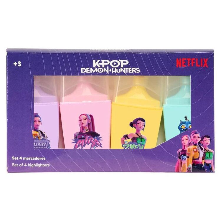 Product Σετ Υπογραμμιστών K-Pop Demon Hunters (4 pcs) image