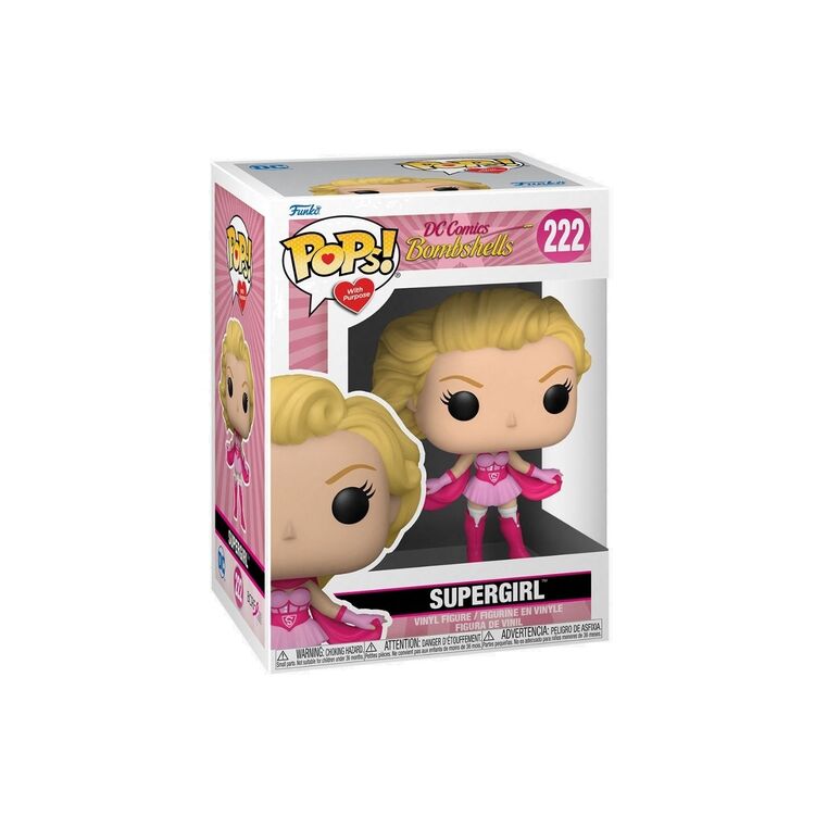 Product Funko Pop! DC Bombshells Supergirl (Breats Cancer Awareness) image