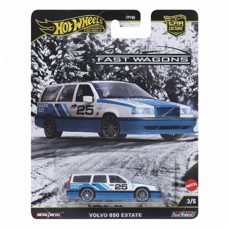 Product Mattel Hot Wheels Premium Car Culture: Fast Wagons - Volvo 850 Estate (JBK68) image