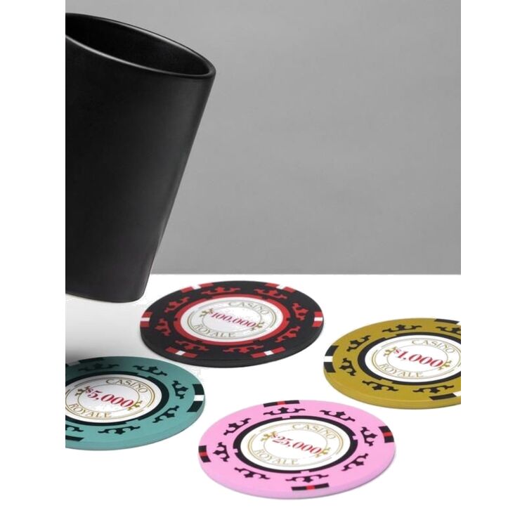 Product Casino Royale Poker Chip Coasters image