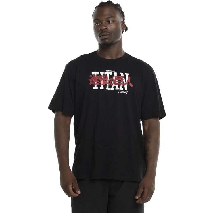 Product Attack On Titan Titans Black T-Shirt image