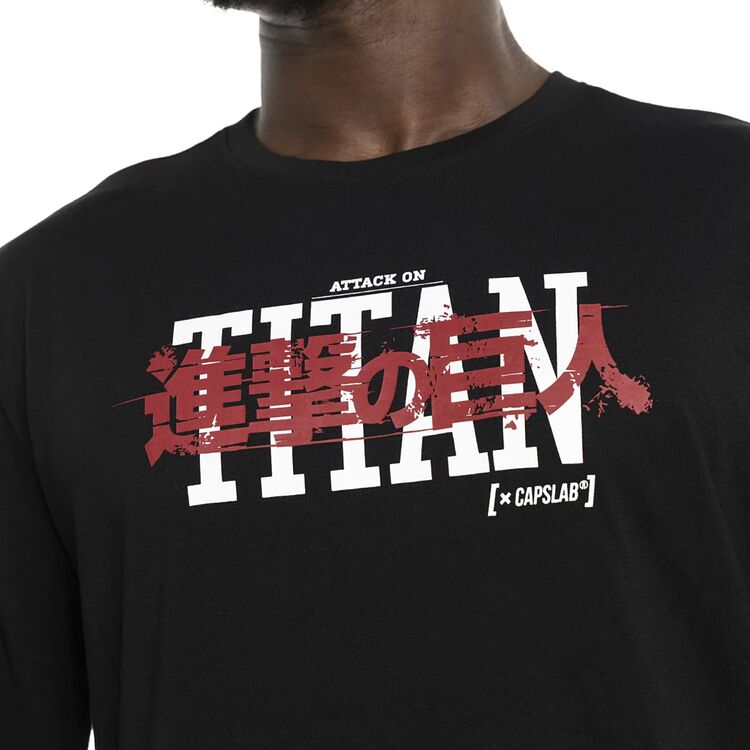 Product Attack On Titan Titans Black T-Shirt image