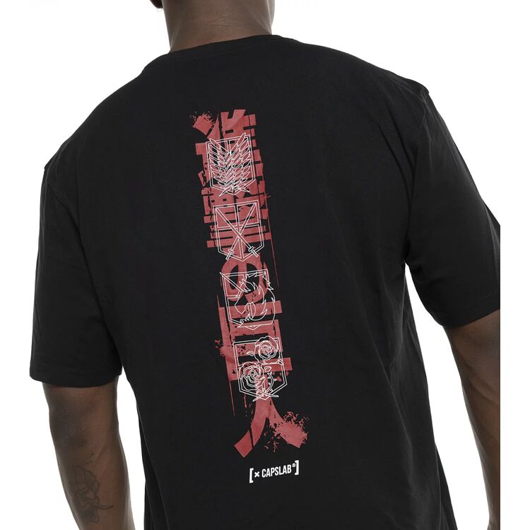 Product Attack On Titan Titans Black T-Shirt image