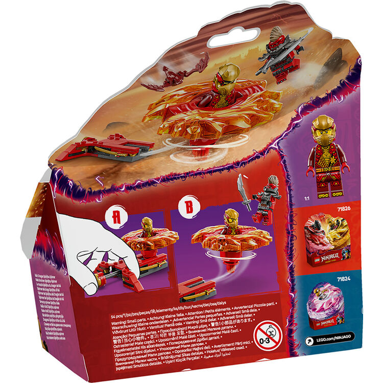 Product LEGO® NINJAGO®: Σβούρα Σπιντζίτσου Δράκος του Κάι (71823) Μαζί με Πασχαλινή Λαμπάδα image