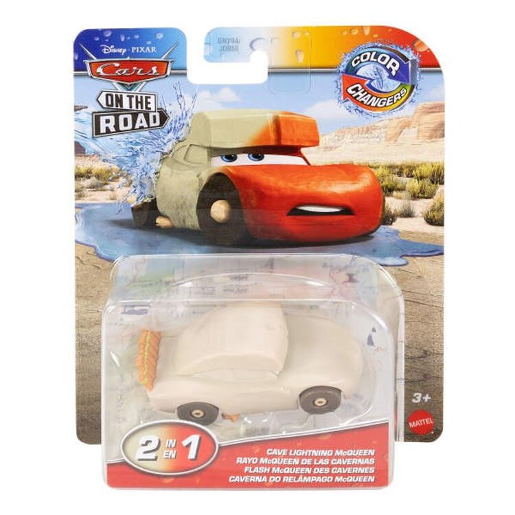 Product Mattel Disney Cars On the Road: Color Changers - Cave Lightning McQueen Vehicle (JHG32) image