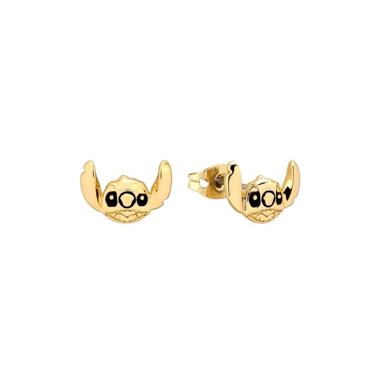 Product Disney Couture Gold-Plated Lilo & Stitch Earrings image