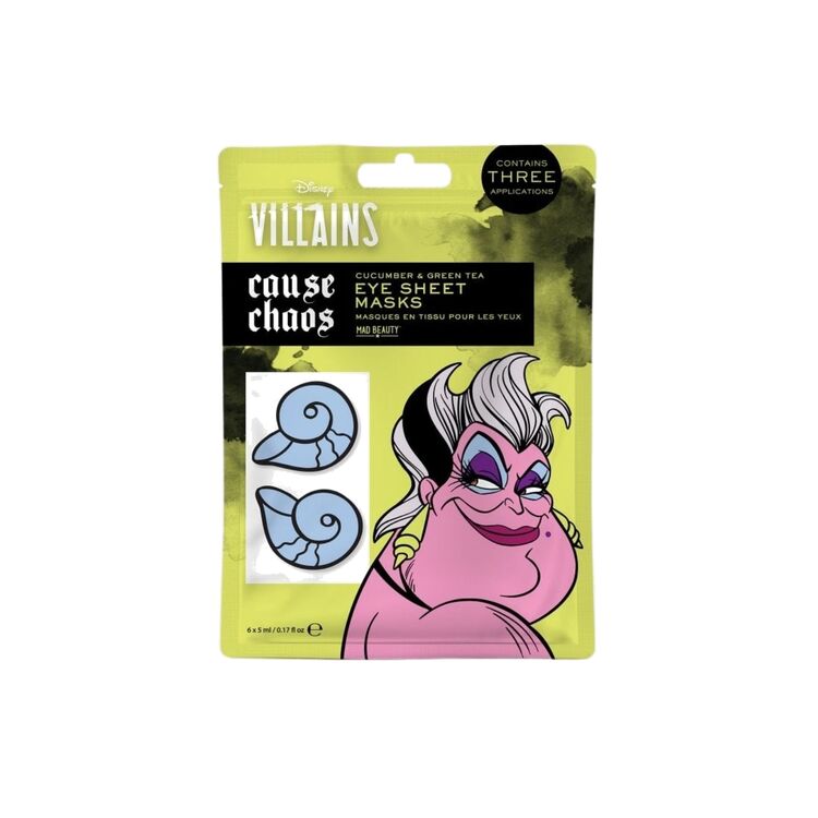 Product Μάσκα Περιποίησης Ματιών Disney Villains Ursula Tissue Eye Masks image