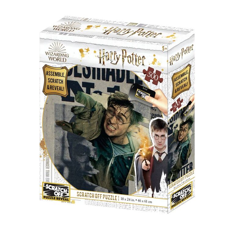Product Scratch Puzzle 37506 Harry Potter Wanted 500 Κομμάτια image