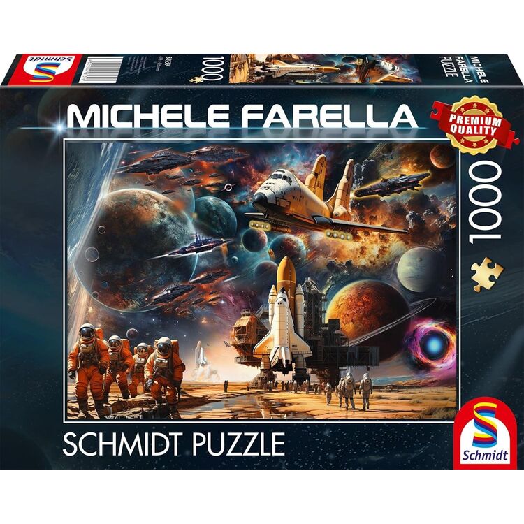 Product Παζλ 58539 Michele Farella The Allure Of Space, Journeys To Distant Galaxies 1000 Κομμάτια image