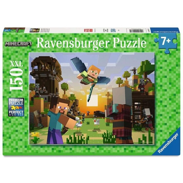 Product Ravensburger XXL Puzzle: Minecraft - Construction and Adventure (150pcs) (12004177) image