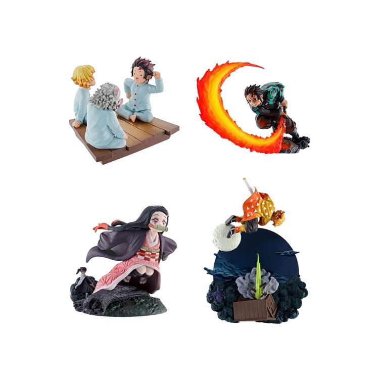 Product Demon Slayer Kimetsu no Yaiba Petitrama Series Trading Figure 8 cm Vol. 1 Mystery Mini image