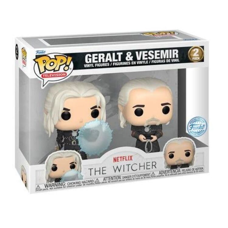 Product Funko Pop! The Withcer Geralt & Vesemir 2-Pack Figures (Special Edition ) image